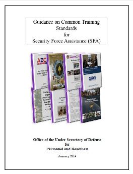 Common Training Standards for Security Force Assistance (SFA) January 2014