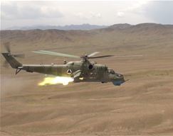 Afghan Mi-35 HIND Attack Helicopter
